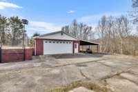 Large detached garage