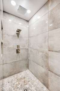 AND a rainfall shower.