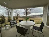 Covered Patio of Model Home