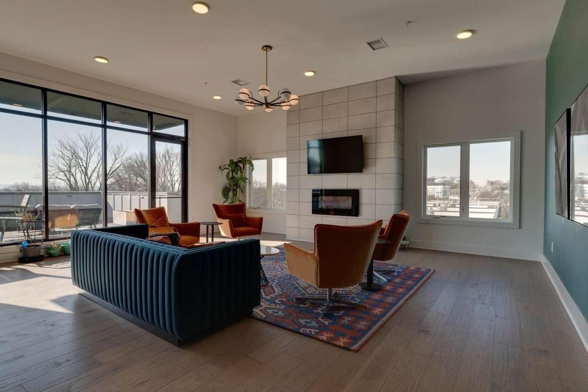 Meeting Room with Fireplace