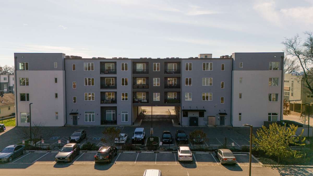 Back of the building