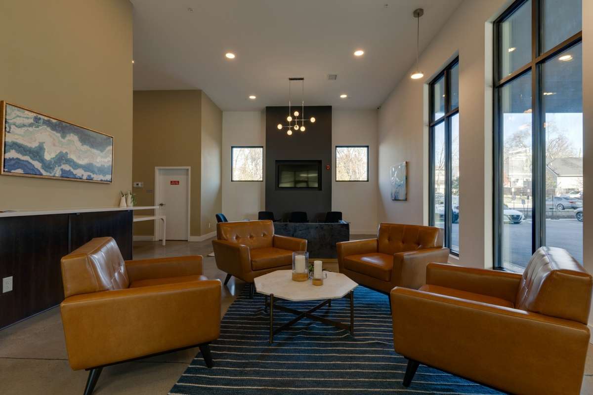 The owner's lounge is an ideal spot to unwind with friends or neighbors.