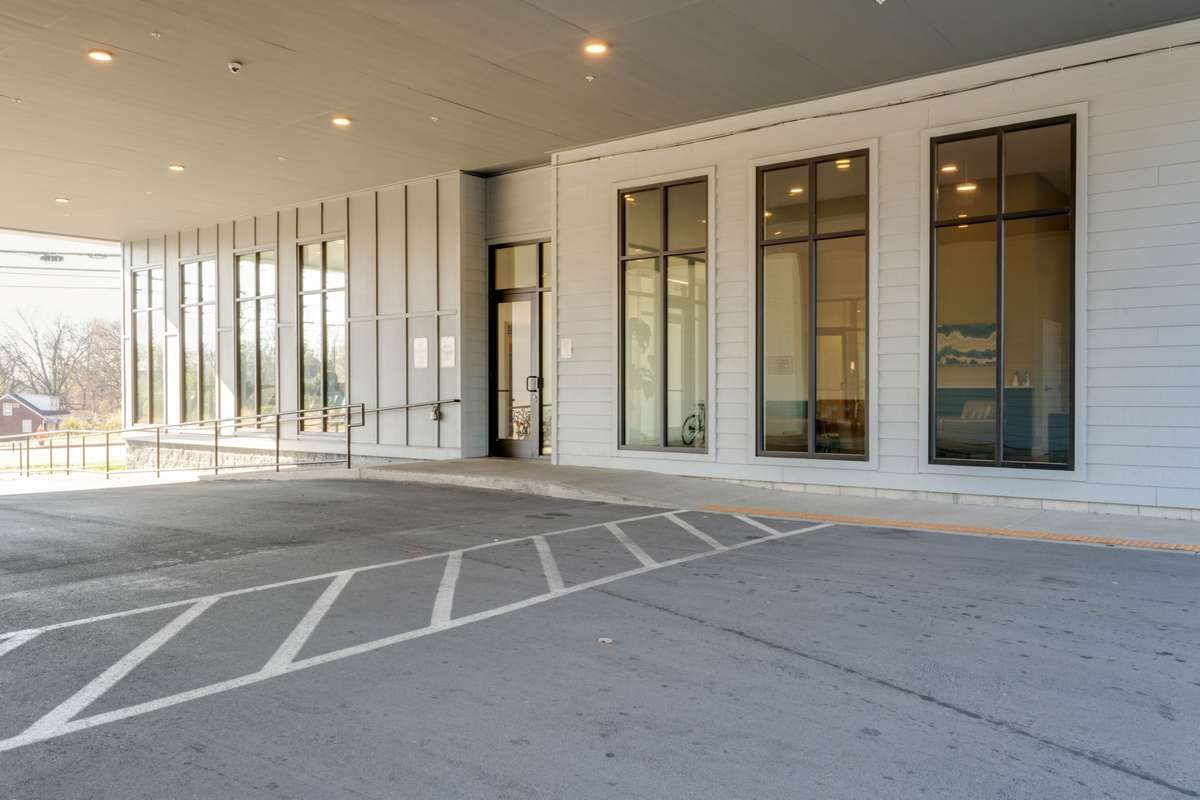 Access to the unit - this is the west building