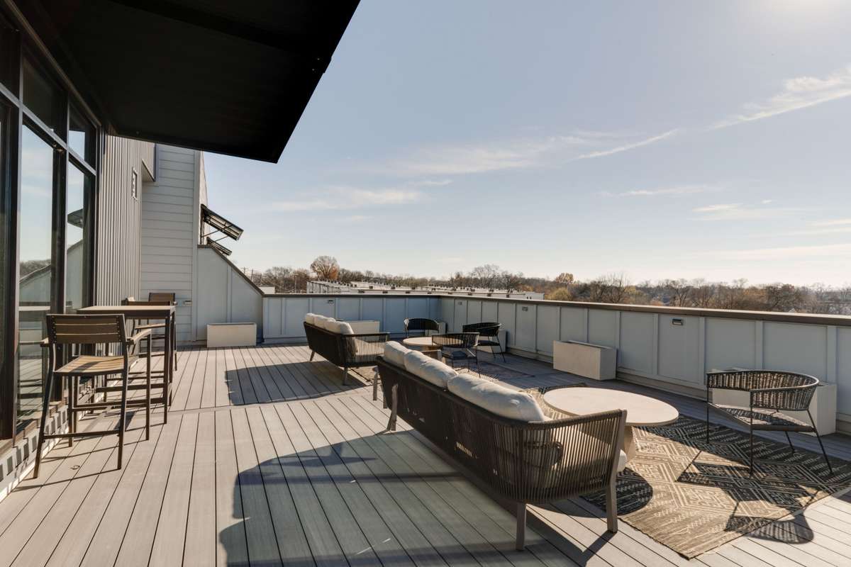 Soak up the city views on the roof deck