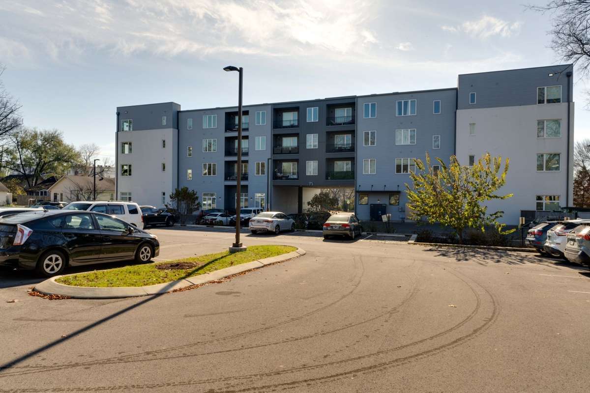 View from the back of the building