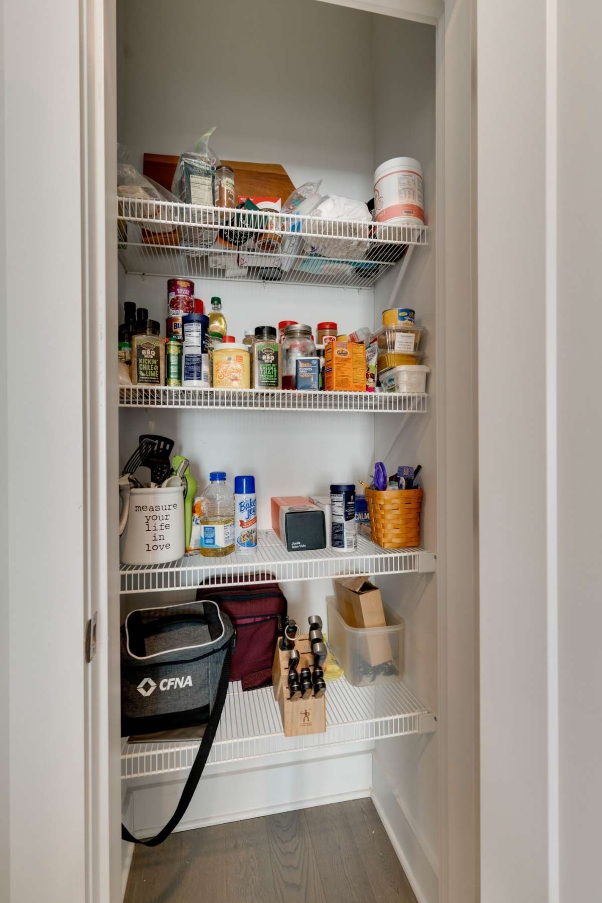 Panry located in the kitchen