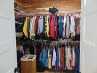 Closet off of primary bath.