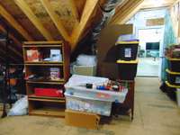 2nd level storage. The attic floor covers the whole first floor and is approximately 2000 sqft.