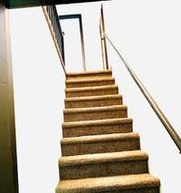 Staircase to second floor. New Carpet on Second Floor.