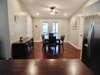 Dining room opens out into the screened in porch.