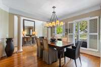 Light-filled foyer and separate dining room.