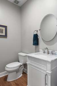 powder bath off kitchen.