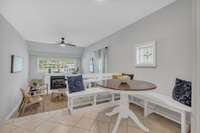 Dining Nook off the Kitchen