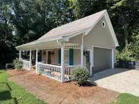 Exterior garage: could possibly be made into in-law quarters.