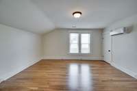 Second floor bedroom with oversized closet.