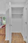 Nice closets in the unit.   Water heater is aproximately 1 year old and energy efficient. Electric bills are so reasonable and attached in mls