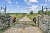 Entrance to 161 West Road Home, Cattle Farm, and Cabin.