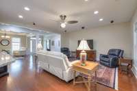 Ceiling fans and great lighting options throughout