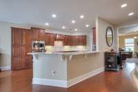 Gourmet kitchen area