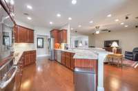 Wonderful granite and kitchen backsplash