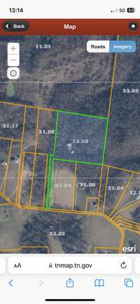 The green outline indicates the position of the property .