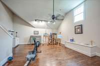 Art Studio with deep wash sink and lots of room for your hobbies or Workspace.