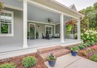 Large Front Porch perfect for afternoon conversation