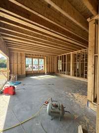 3-Car Garage with lots of windows and extra storage.  *this home is under construction  Photo Taken 8/15/24