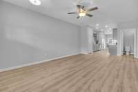 Large Living Space Downstairs. (Photo is of the same floor plan as 330 Carver Connection, but selections may vary - Please see listing media for actual finishes of 330 Carver Connection).