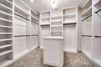 Plenty of storage in this closet!