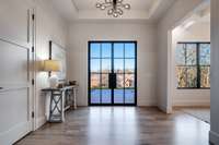 This entryway is just stunning.