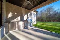 An outdoor kitchen! What more could you need?