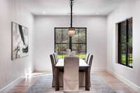 This dining room is great for guests.