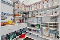 Pantry with Adjustable Shelving