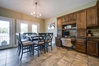 This gives you a closer look at the desk/office area and all the natural light streaming in.