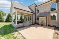 The Uncovered Patio is ideal for a grill and provides extra space for entertaining.