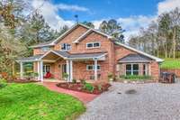 Beautiful landscaping throughout the property.