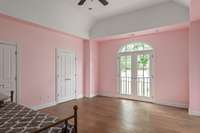 Another light filled bedroom with ample closet space.