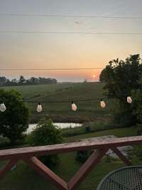 gorgeus views from the back deck