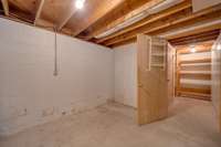 Basement storage