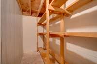 shelving in basement