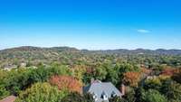 A million dollar view from the front porch overlooking the valley