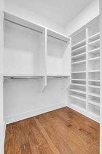 One of the 2 walk-in closets in the Primary BR