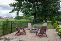 Imagine spending chilly Fall night here at this beautiful fire pit with a great view of the "Links" 18 hole golf course.