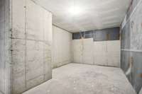 Unfinished basement space 1