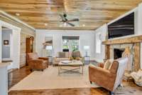 Home was Built Circa 1790 and has been Lovingly Cared for and Maintained  Original Logs are Exposed in the Living Room (AMAZING!)