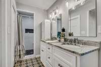 UPGRADED Double Granite Vanities