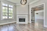 Enjoy a Cozy Fire as Your Work from Home in this Amazing First Floor Study. This Room Would Make a Wonderful Piano/Music Room Too!