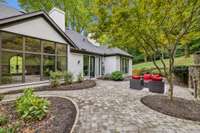 Another view from the expansive patio, accessible from three different doors in the home.  It truly is a wonderful layout for entertaining - a very circular flow!