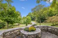 An absolutely stunning view from the front of the home!